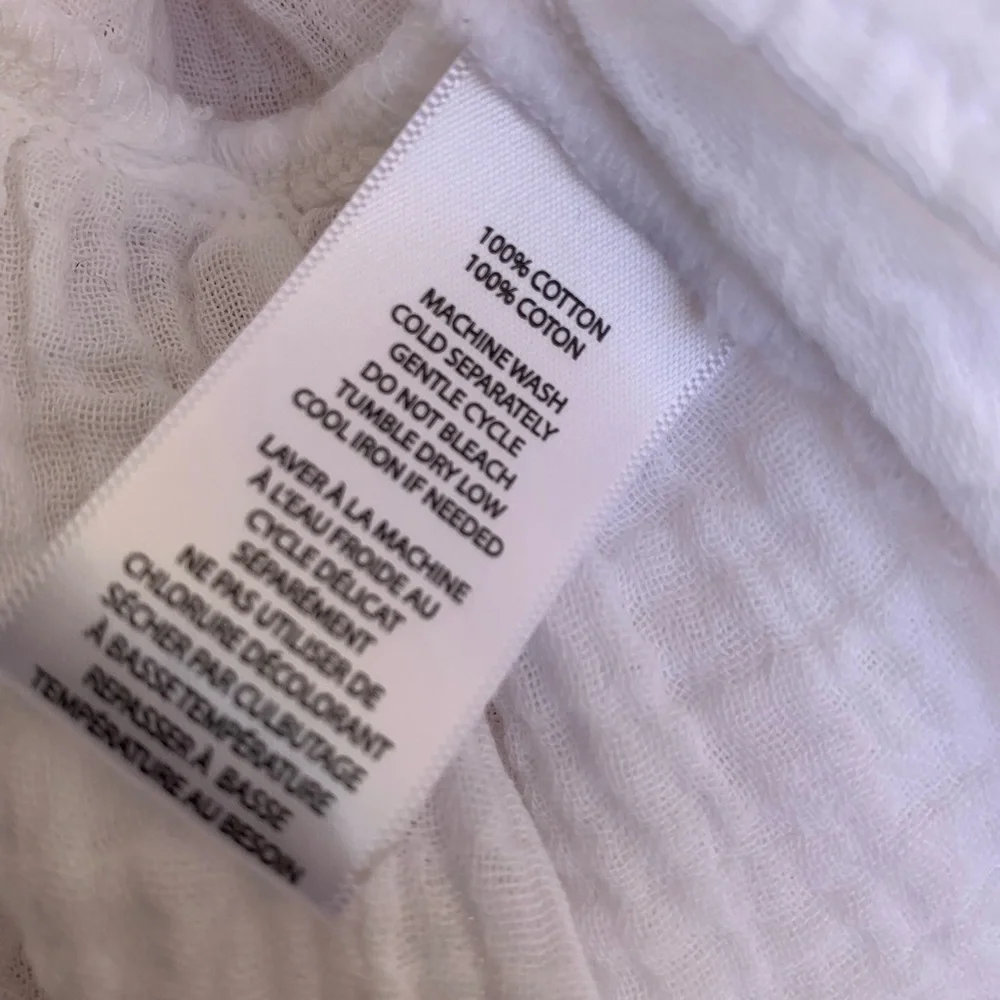 White V-Neck Short Sleeve Dress - Picture 8 of 10